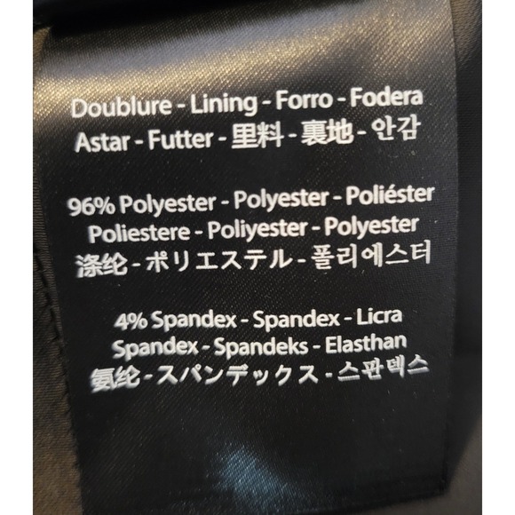 Mackage Nori 2-in-1 Black Wool Cashmere Double Collar Wrap Coat Leather Belt Zip - Picture 15 of 16